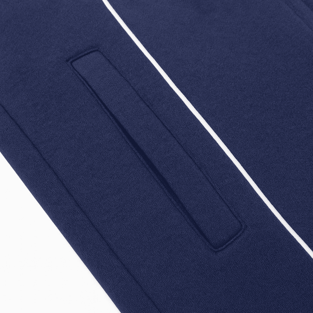 FULL ZIPPER SWEATSHIRT ADIDAS - NAVY BLUE TRACK JACKET - Image 10