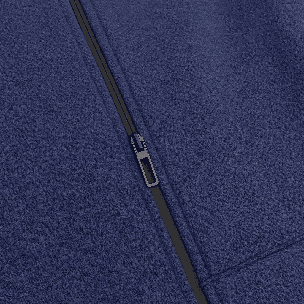 FULL ZIPPER SWEATSHIRT ADIDAS - NAVY BLUE TRACK JACKET - Image 7