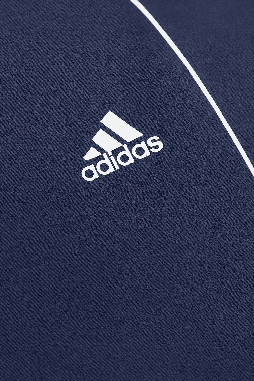 FULL ZIPPER SWEATSHIRT ADIDAS - NAVY BLUE TRACK JACKET - Image 9